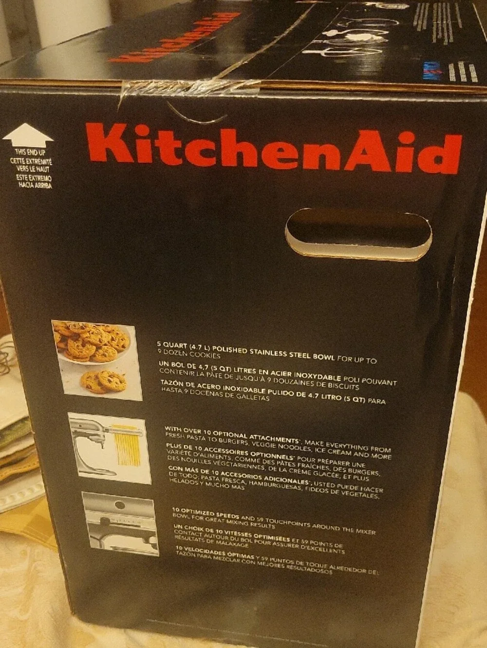 KitchenAid Artisan Tilt-Head Stand Mixer in Silver